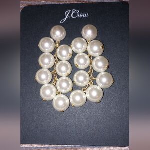 NWT J. Crew Pearl Drop Earrings